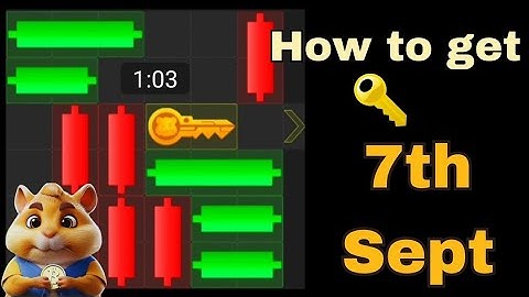 SEPTEMBER 7th! Mini game Hamster Kombat! Puzzle Solved Today #hamsterkombat