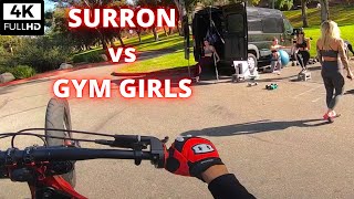 SURRON vs GYM GIRLS // LAESK8 RIDEOUT // LOS ANGELES