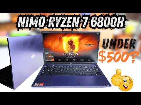 The Truth About The NIMO 15.6 Ryzen R7 6800H Laptop. Update & Gaming