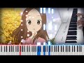 Karakai Jouzu no Takagi-san Season 3 Insert Song - Kazamidori wo Mitsukete (風見鶏を見つけて) (Piano cover)