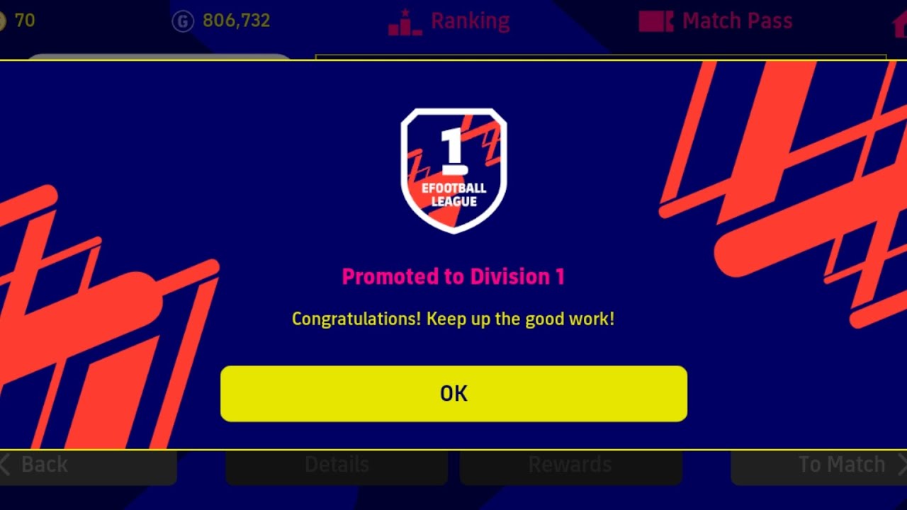 Efootball 2023 Division rank push - YouTube