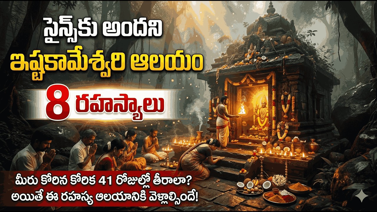 ఇష్టకామేశ్వరి ఆలయం 8  రహస్యాలు #IshtaKameswari #SrisailamSecrets #MysteriousTemples