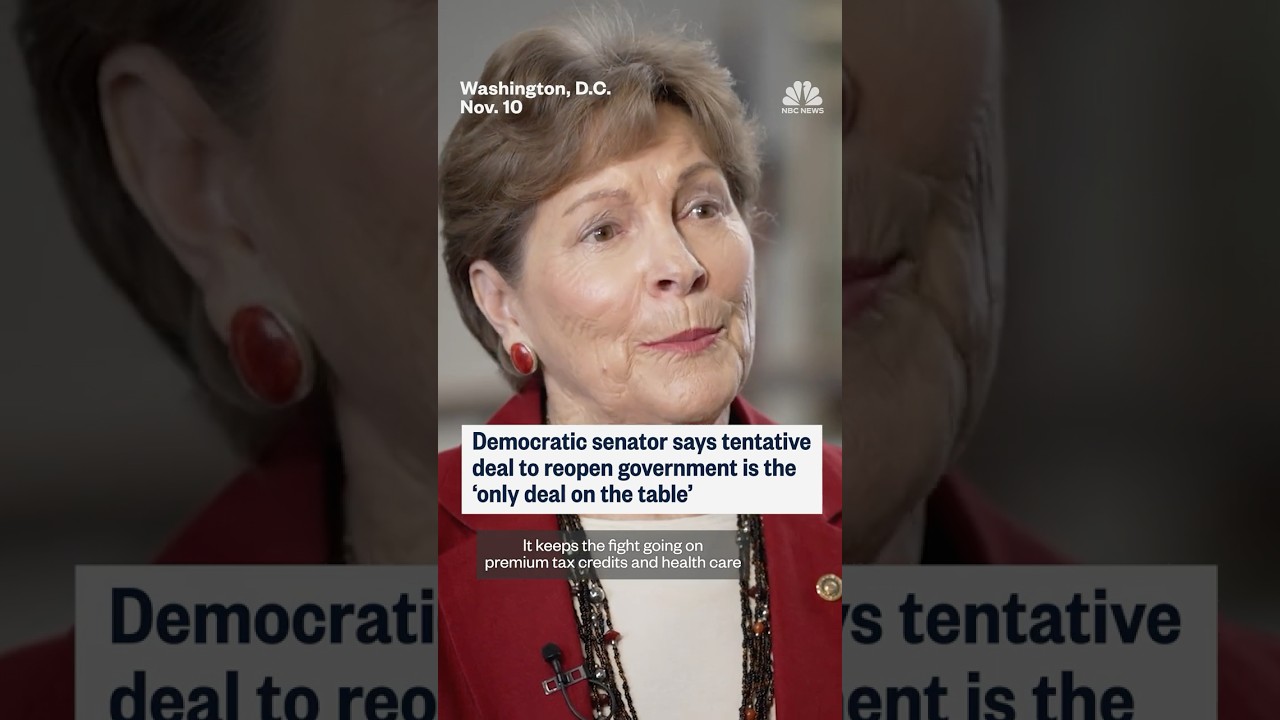 Democratic senator says tentative deal to reopen government is the 'only deal on the table'