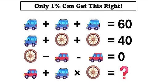 🤔 IQ Test Puzzle: Can You Crack This Tricky Math Riddle?