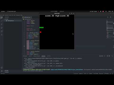 Snake Game using Python