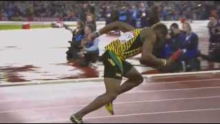 Jamaica and Usain Bolt  4x100m Final Commonwealth Games 2014