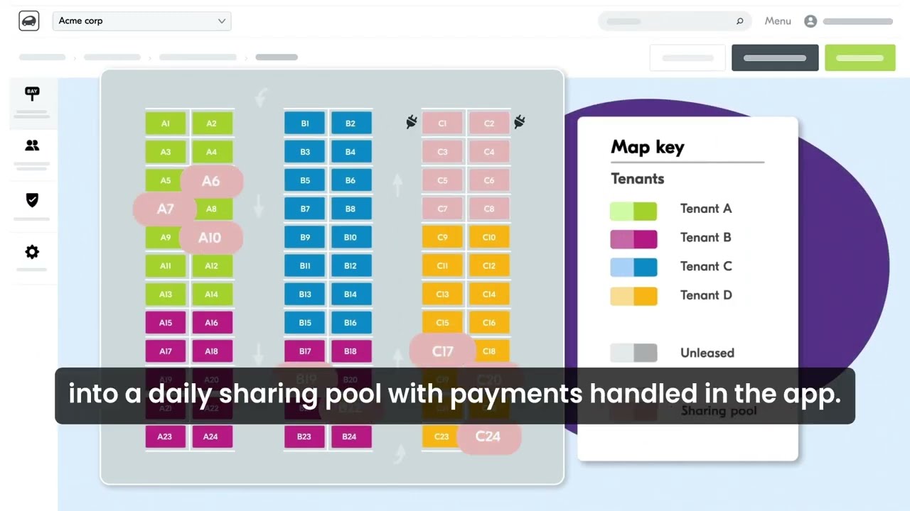How sharing parking spaces works in multi-tenant buildings
