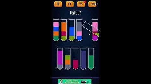 Water Sort Puzzle - Color Liquid Sorting Game Level 67 Solution