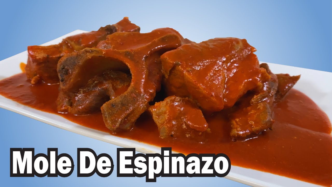 Cómo hacer Mole de Espinazo