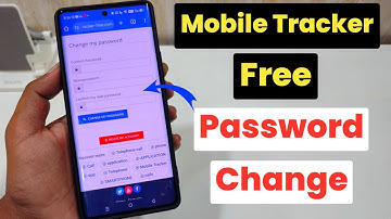 How to change password in mobile tracker free app | Mobile Tracker Parental Control password change