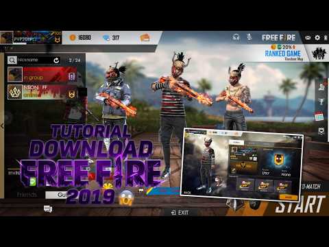 TUTORIAL DOWNLOAD + INSTALL + LOGIN! FREE FIRE 2019 PRIVATE PROJECT🔥