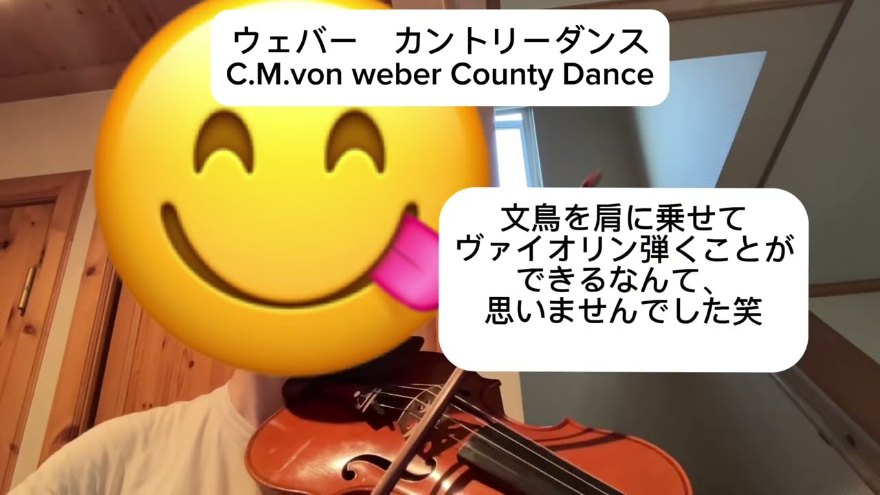 スズキ5巻　ウェバー作曲　カントリーダンス　C.M.von Weber Country Dance