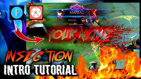 iNSECTiON INTRO TUTORIAL | PIXELLAB AND KINEMASTER