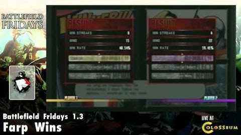 MvC3 Battlefield Fridays 1.3 Stream Archive