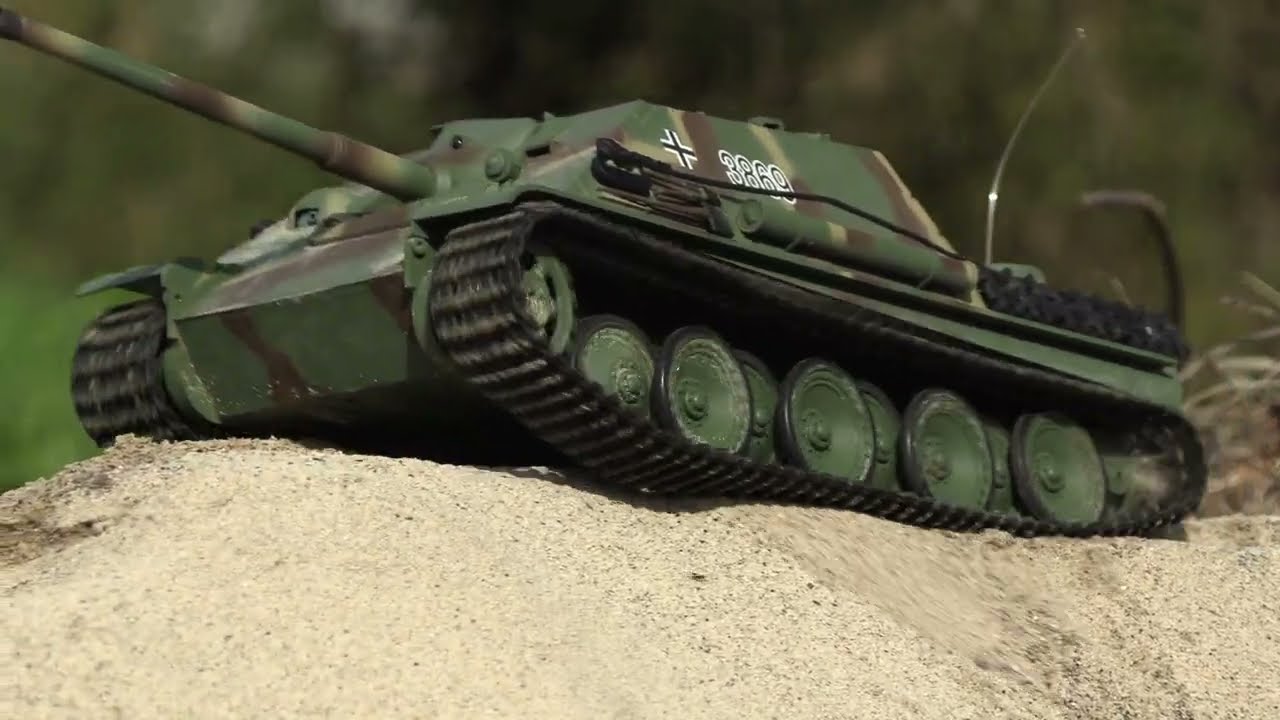 1/16 RC Jagdpanther German Tank TEST / HENG LONG RC TANK TEST