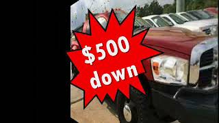 SALE 500 DOWN BAD CREDIT CAR DEALERSHIPS  IN LITTLE ROCK