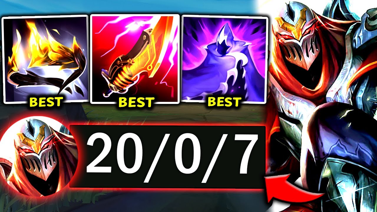 ZED TOP CAN 1V9 EVEN WITH INTING TEAMMATES! (DIFFICULT GAME) - 2025 Zed TOP Gameplay Guide