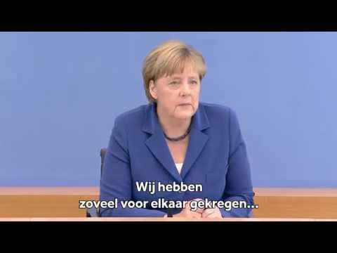 Merkel: "Wir schaffen das"