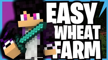 *EASY* Minecraft Automatic Wheat Farm Tutorial!