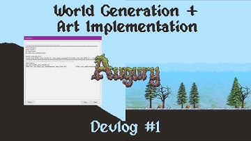 Augury Devlog #1 - World Generation & Art Implementation