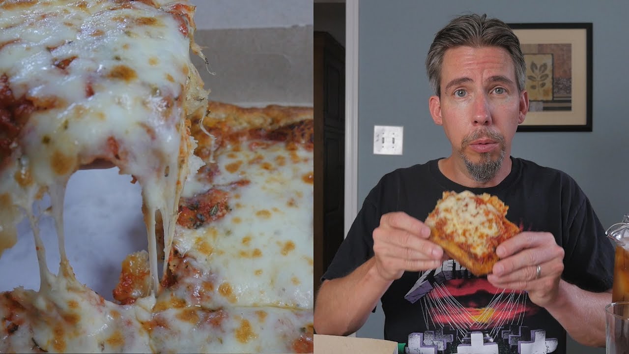 ASMR Let's Eat Sicilian Pizza (with Iced Tea)
