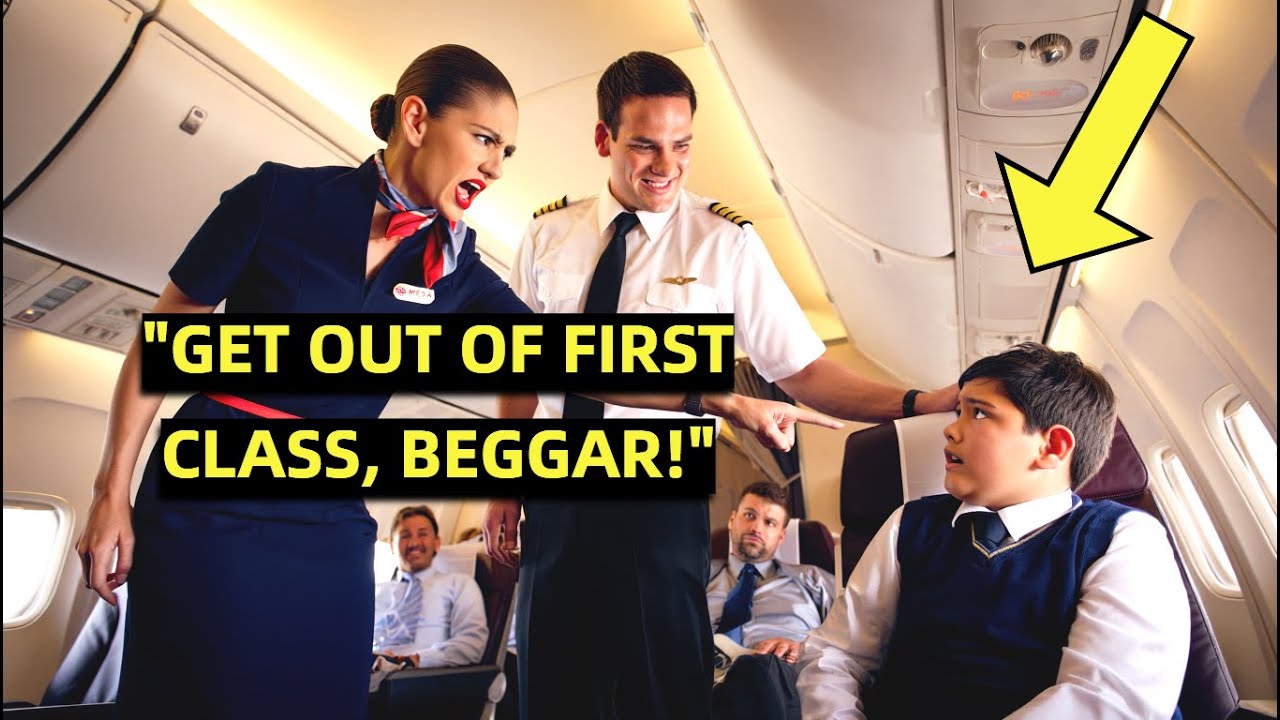 Flight Attendant Kicked Boy Out of First Class.She Regretted It 15 Minutes Later-EVERYONE Was Silent