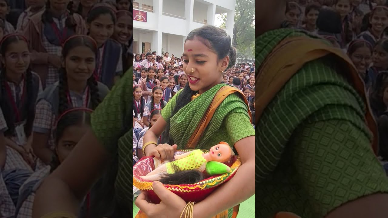 चिमुकलीचे उत्कृष्ट सादरीकरण | दाताचं दातवन घ्या गं कुणी..भारुड | शारदा विद्या मंदिर गेवराई #bharud 