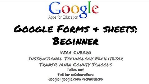 Google Forms Video 4: Advanced Item Choices