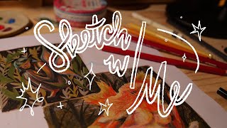 sketch with me + q&a  ✿ april 2024