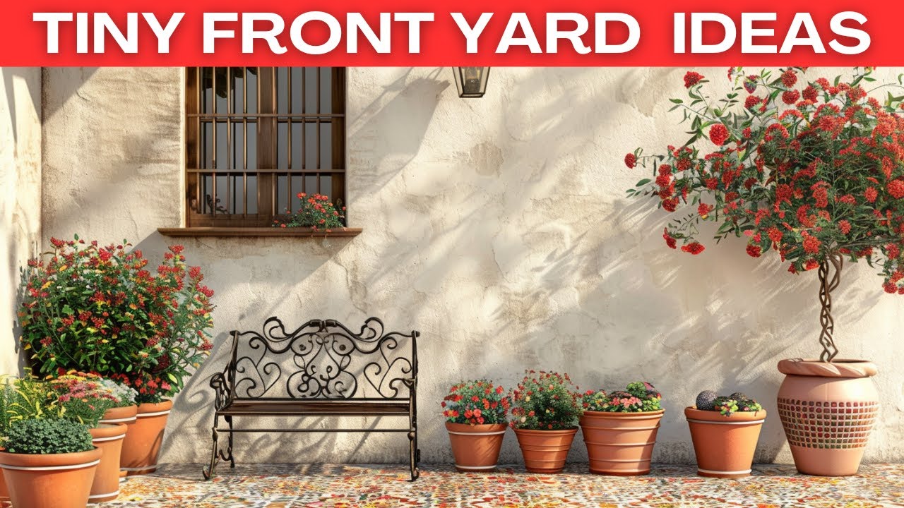 tiny-front-yard-landscaping-ideas-small-garden-outdoor-design-youtube