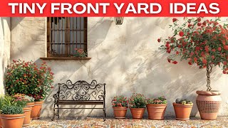 Tiny Front Yard Landscaping Ideas | Small Garden Outdoor Design
