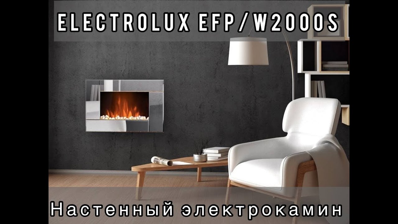 Настенный зеркальный электрокамин Electrolux EFP/W 2000S и Electrolux .