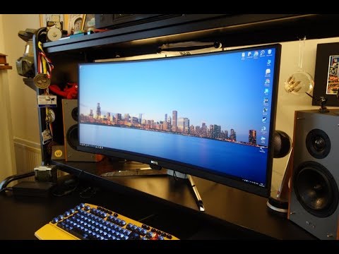 BenQ EX3501R review - 35" curved 1440p HDR monitor - By TotallydubbedHD