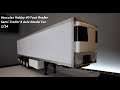 Огромный Рефрижератор для Tamiya Truck.Hercules Hobby 40 Foot Reef Semi-Trailer 3Axle Model For 1/14