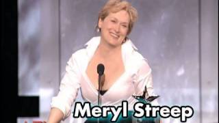 Meryl Streep accepts the AFI Life Achievement Award in 2004