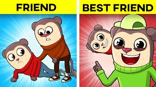The Difference Between Friends and Best Friends in Animation Meme Compilation by Max Design Pro - Creative Animation Channel 128,209 views 1 year ago 48 seconds