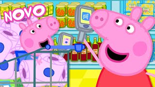 Peppa Pig Português Brasil | Corrida de Carrinhos de Supermercado | NOVO Contos da Peppa Pig