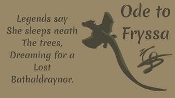 Ode to Fryssa (Lyric Video)