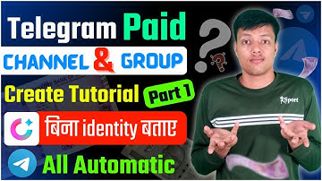Create Paid Telegram Group & Channel Using Cosmofeed | Paid Telegram Channel Kese Create Kare Part 1