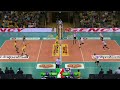Grande ricezione ad un braccio di Balaso su Ngapeth !