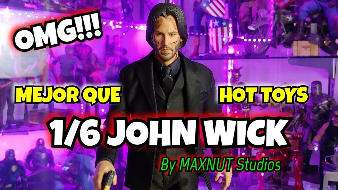 Johnwick Hottoys 1 6 Scale John Wick Head Sculpt By Maxnut Studio Youtube