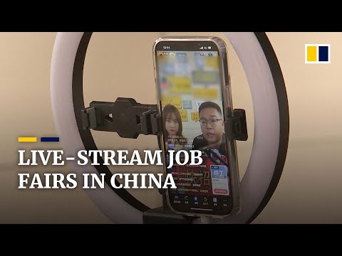 Live-stream job fairs gain popularity in china amid covid-19 restrictions