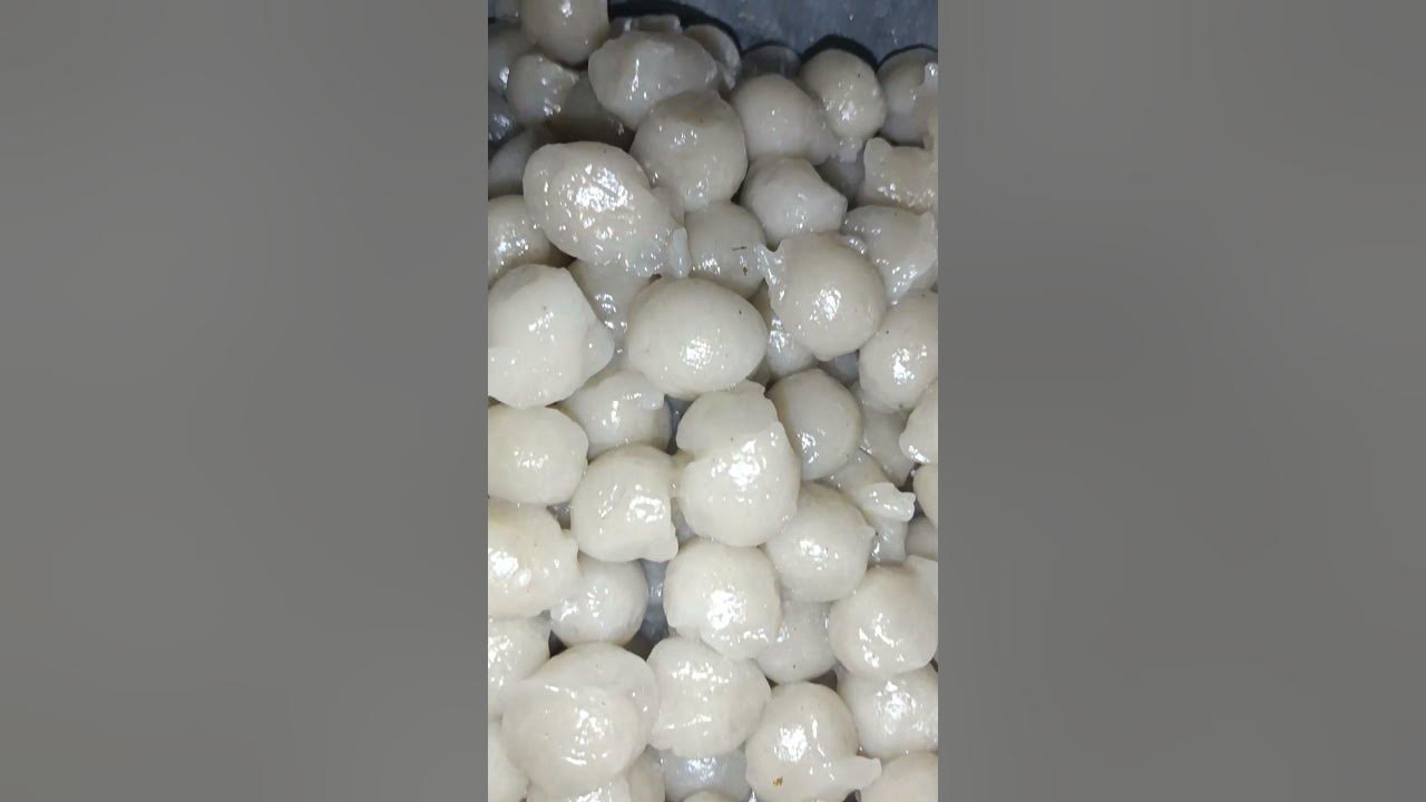 tepung kanji di rumah di bikin cilok kanji ajah #cilok #cilokkanji #cilokbumbukacang