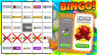 We played Upgrade Monkey BINGO (BTD 6)