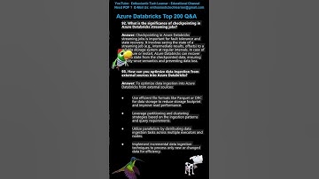 Mastering Azure Databricks Interview Questions