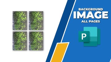 How to insert background image in publisher to all pages