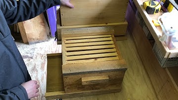 Tri Gable Lea Farm’s Nuc-Down: transfer a 5-frame Langstroth Nuc to a Warré Hive