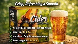 Celebrity How To Make Cider At Home 🍏 (Easy Cider Kit Guide) | Festival Cider 40 Pint Kit Profile