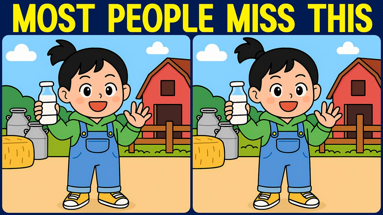 [Spot the Difference Brain Training] Try this slightly tricky puzzle.