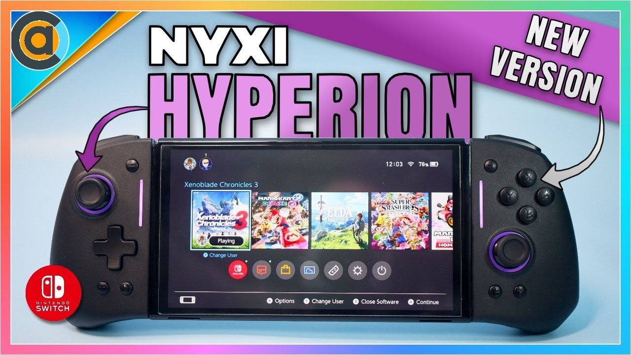 NYXI Hyperion PRO - HALL EFFECT Joycon for Nintendo Switch Upgrade 